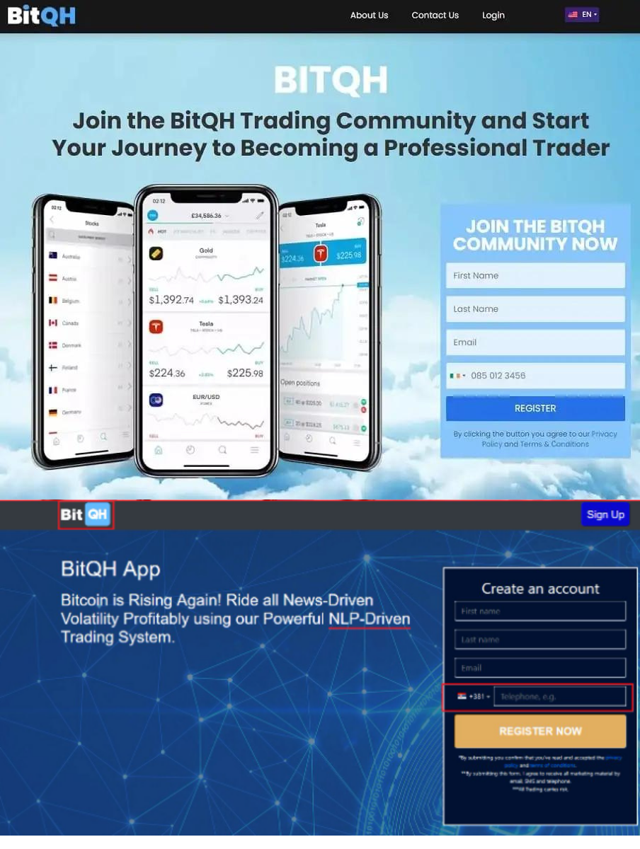 BitQH trading app