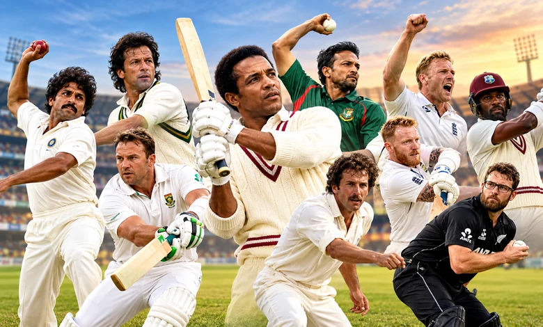 Greatest cricket all-rounders known for their batting and bowling performances